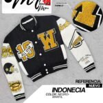 Chaqueta Beisbolera En Algodón Mujer