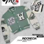 Chaqueta Beisbolera en algodón Mujer - Imagen 8