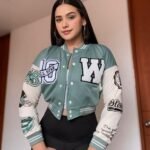 Chaqueta Beisbolera en algodón Mujer - Imagen 10