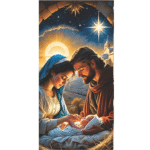 Forro Funda Para Puerta Navideña DESHOPING