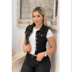 Conjunto 3 Piezas Mujer Pantalon chaleco DESHOPING
