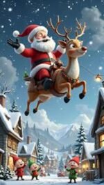 Forro Funda Para Puerta Navideña DESHOPING